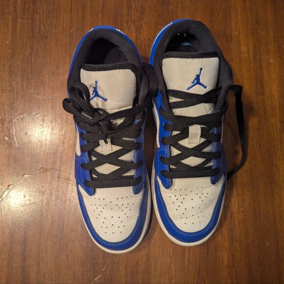 Nike Air Jordan 1 Low Blue White Game Royal US 6Y - Picture 3 of 10